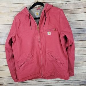 Carhartt Lined/Hooded Zip-up Medium Jacket